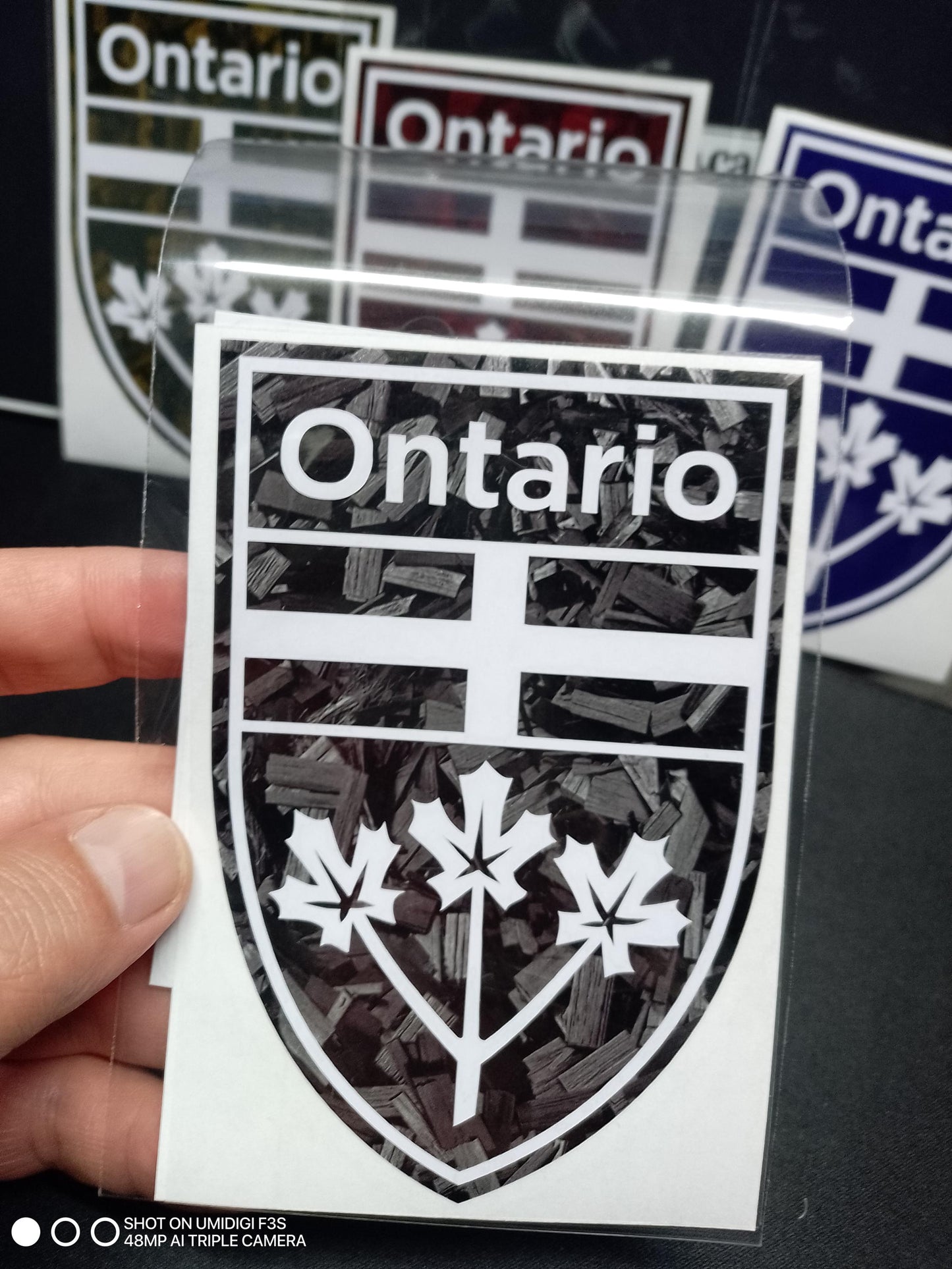 Ontario Crest Decal – Forged Finish