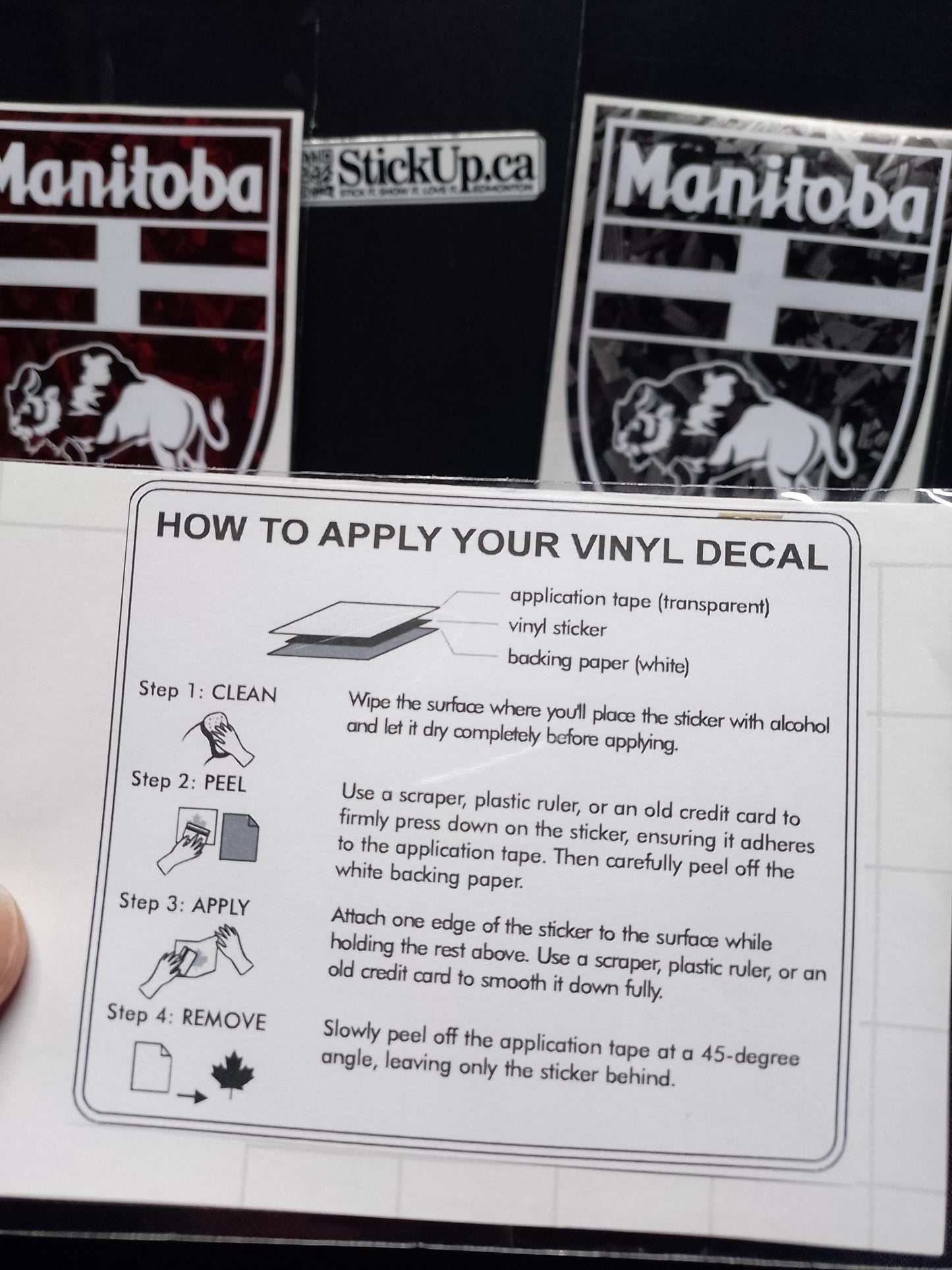 Manitoba Crest Decal – Forged Finish