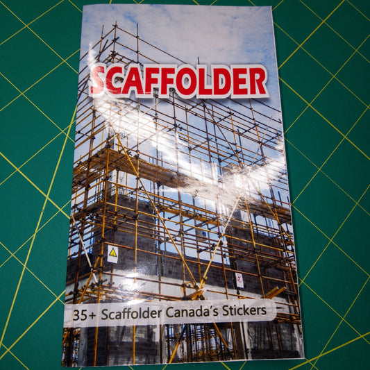 🔥 Scaffolder Canada Sticker Pack – 35+ Vinyl Stickers