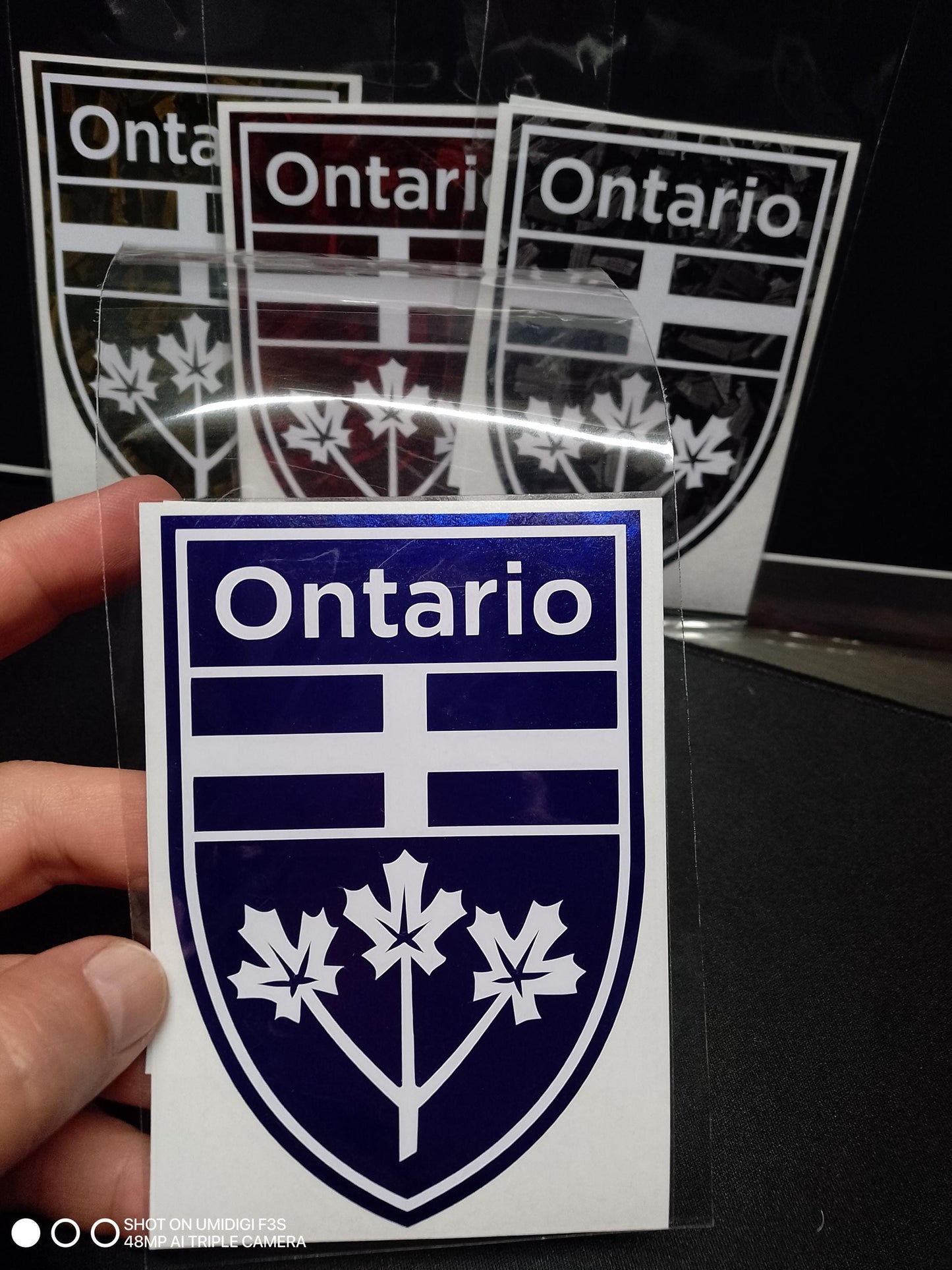 Ontario Crest Decal – Forged Finish