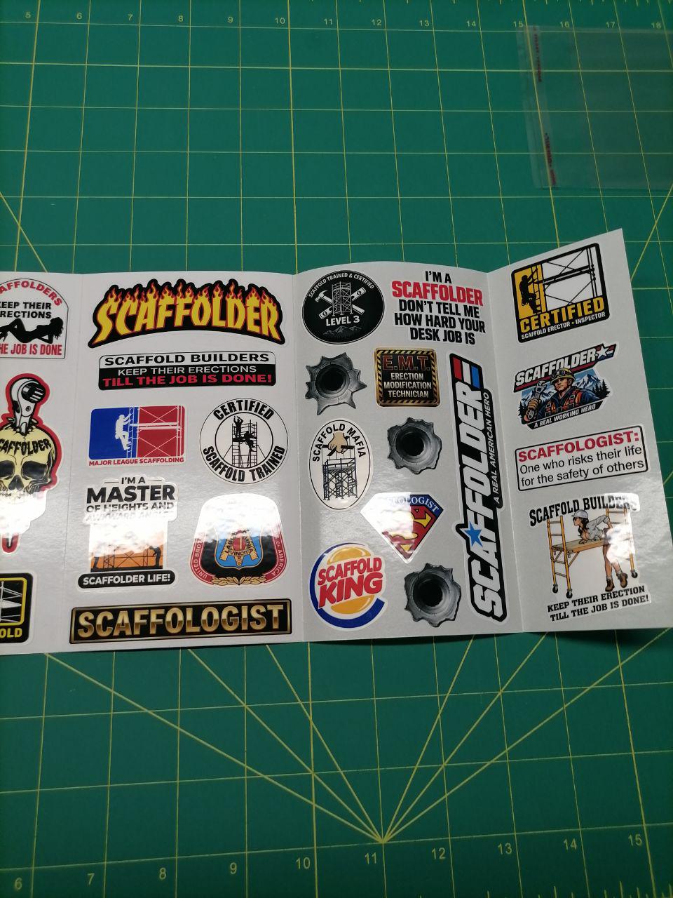 Scaffolder Sticker Pack – 30 pcs