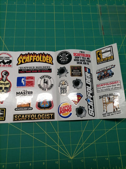 Scaffolder Sticker Pack – 30 pcs
