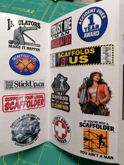 Scaffolder Sticker Pack – 30 pcs