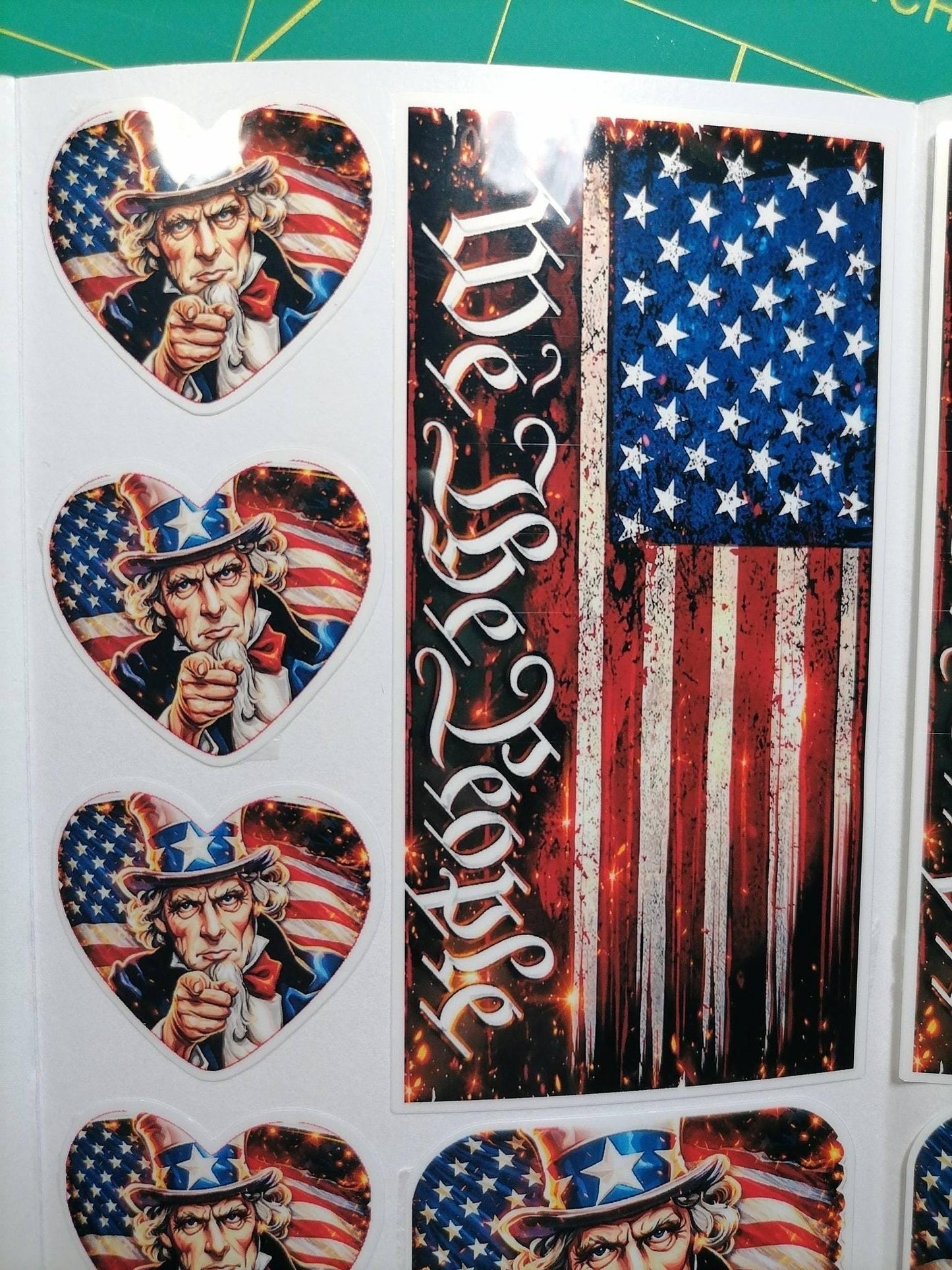 USA 250 Patriotic Sticker Pack – 30+ Waterproof Vinyl Stickers