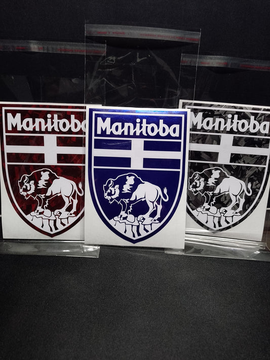 Manitoba Crest Decal – Forged Finish