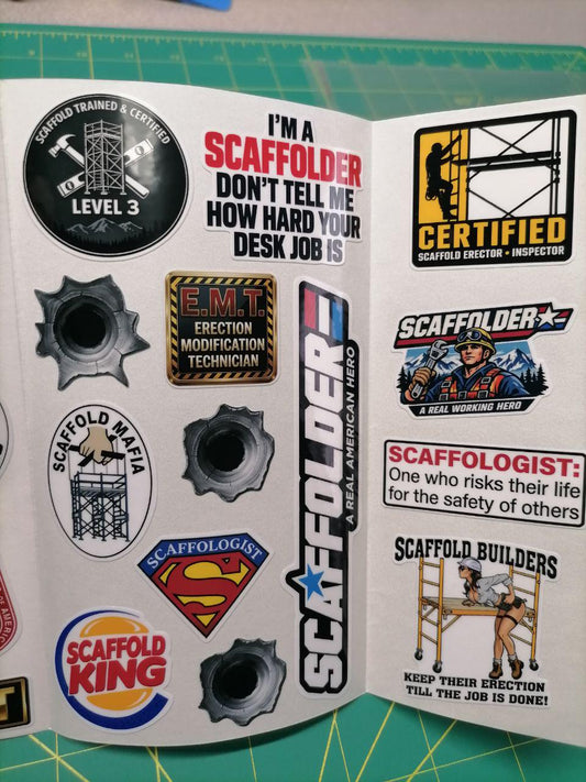 Scaffolder Sticker Pack – 30 pcs