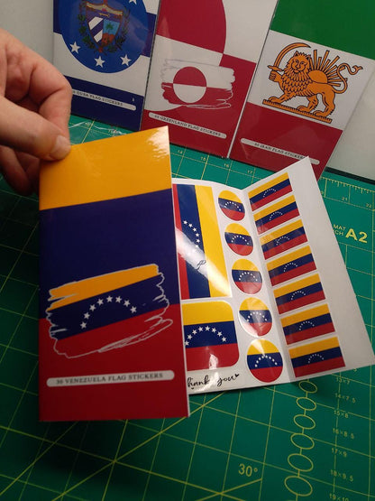 Venezuela Flag Sticker Pack – Free Worldwide Shipping!