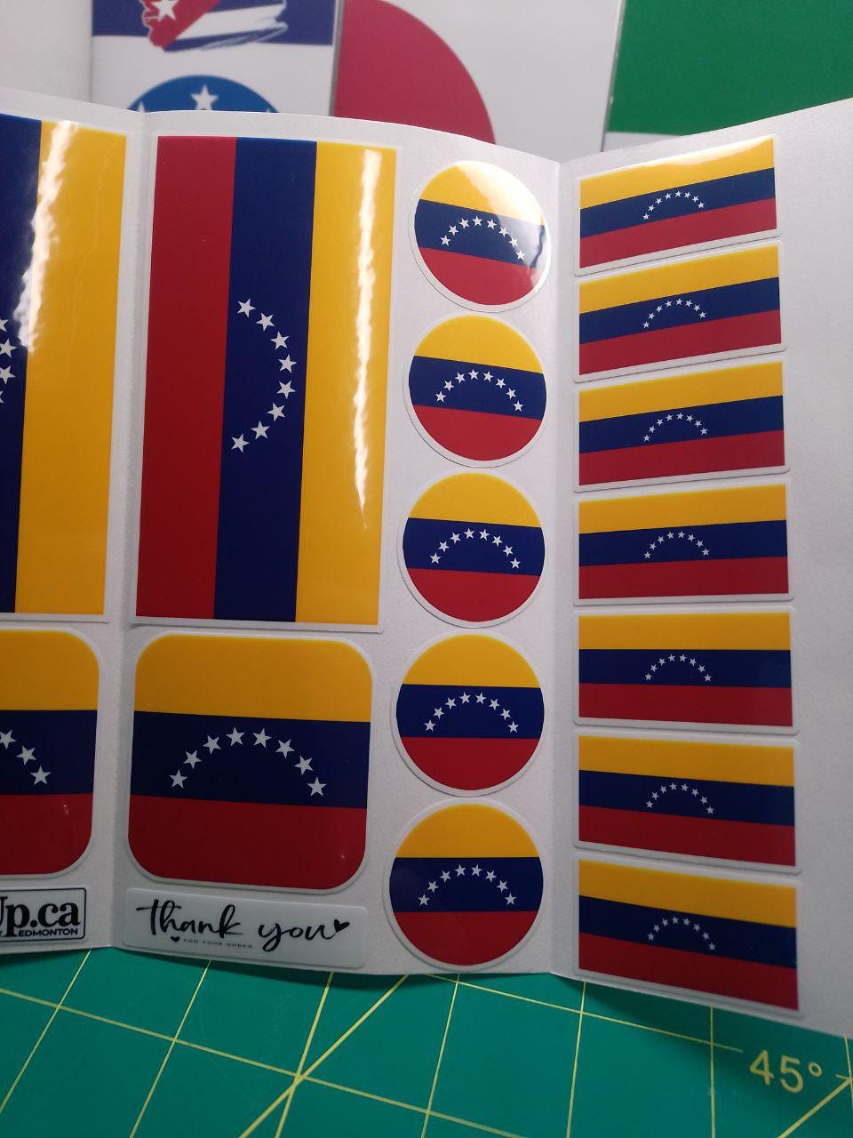 Venezuela Flag Sticker Pack – Free Worldwide Shipping!