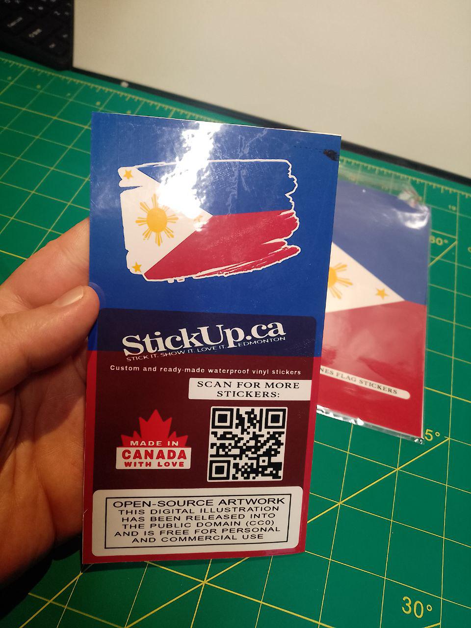 Philippines Flag Sticker Pack – Free Worldwide Shipping!
