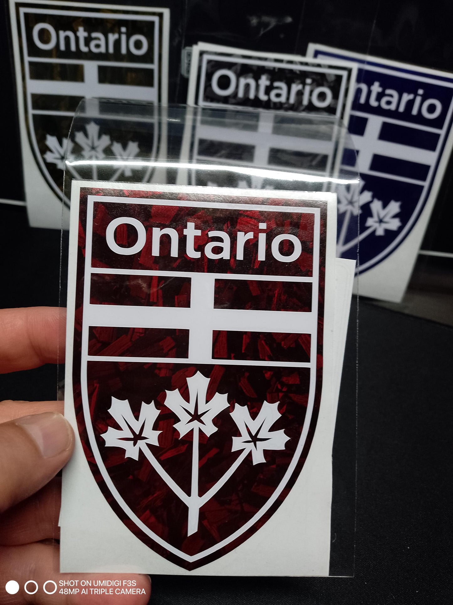Ontario Crest Decal – Forged Finish