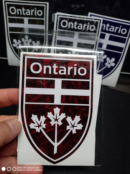 Ontario Crest Decal – Forged Finish