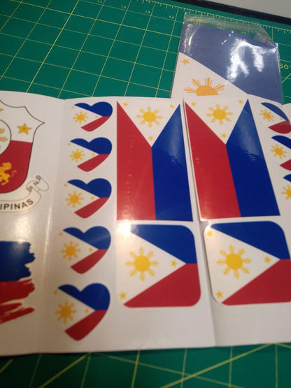 Philippines Flag Sticker Pack – Free Worldwide Shipping!
