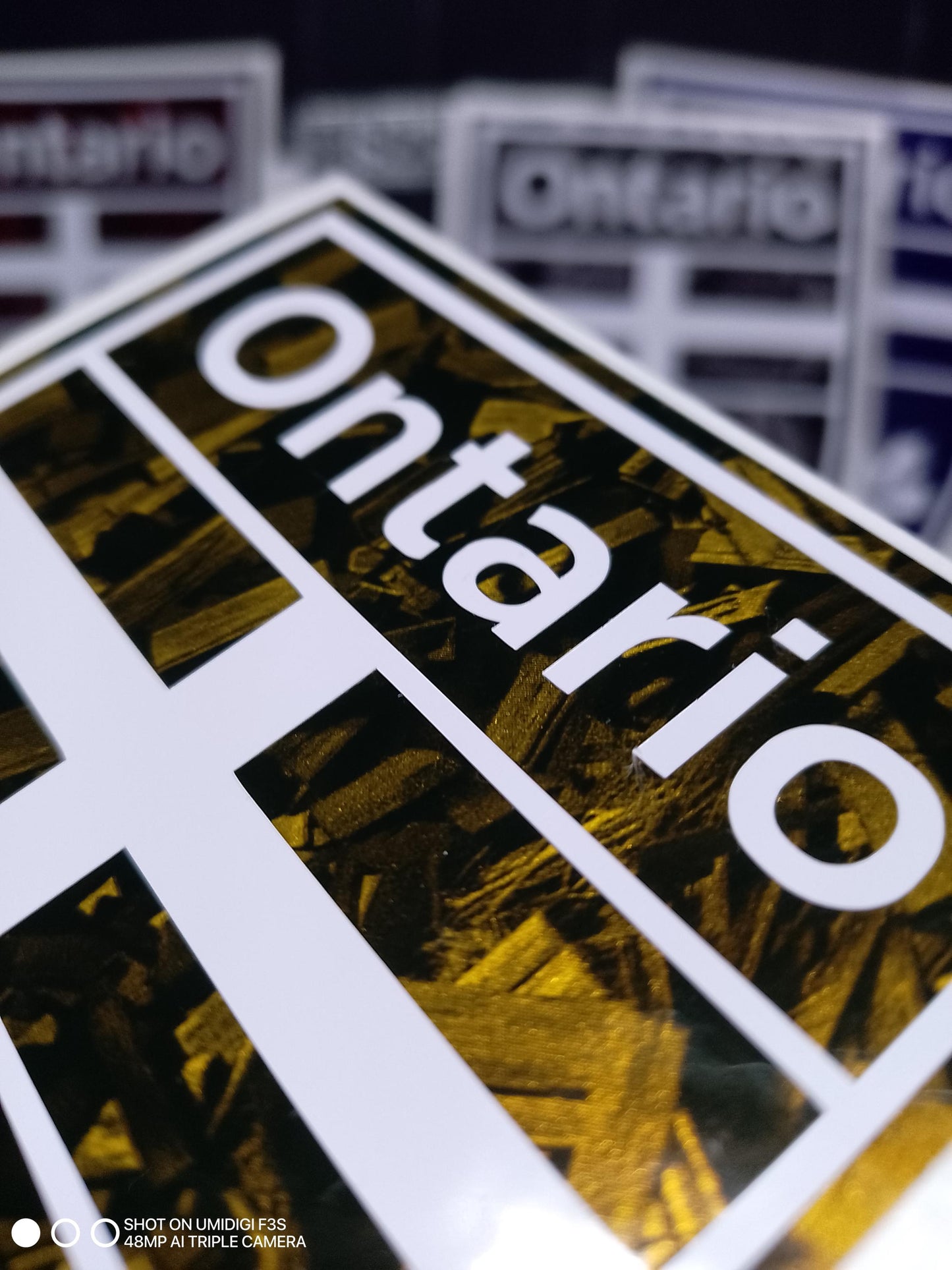 Ontario Crest Decal – Forged Finish