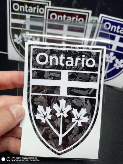 Ontario Crest Decal – Forged Finish