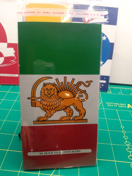 Iran Flag Sticker Pack – Free Worldwide Shipping!