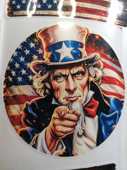 USA 250 Patriotic Sticker Pack – 30+ Waterproof Vinyl Stickers