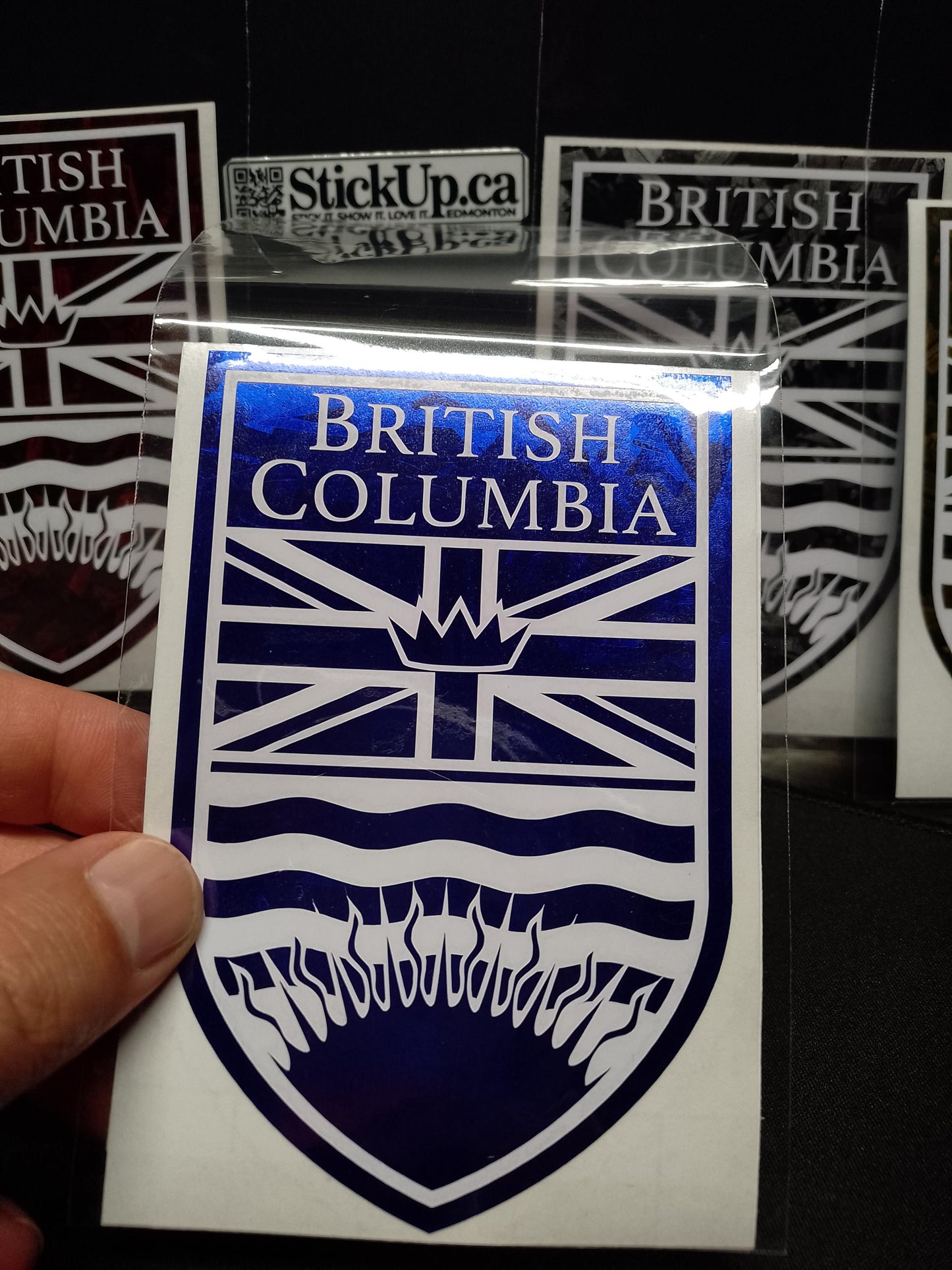 British Columbia Crest Decal – Forged Finish
