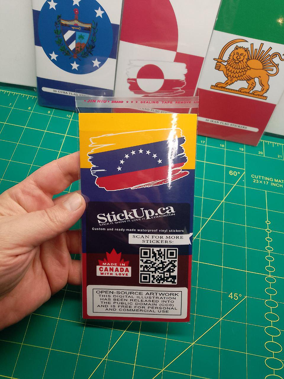 Venezuela Flag Sticker Pack – Free Worldwide Shipping!