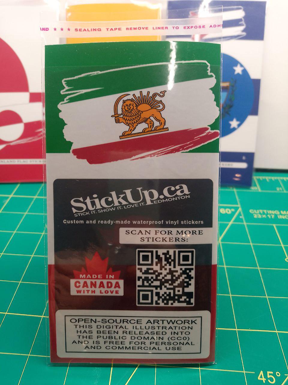 Iran Flag Sticker Pack – Free Worldwide Shipping!