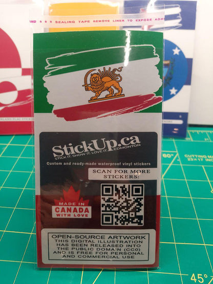 Iran Flag Sticker Pack – Free Worldwide Shipping!