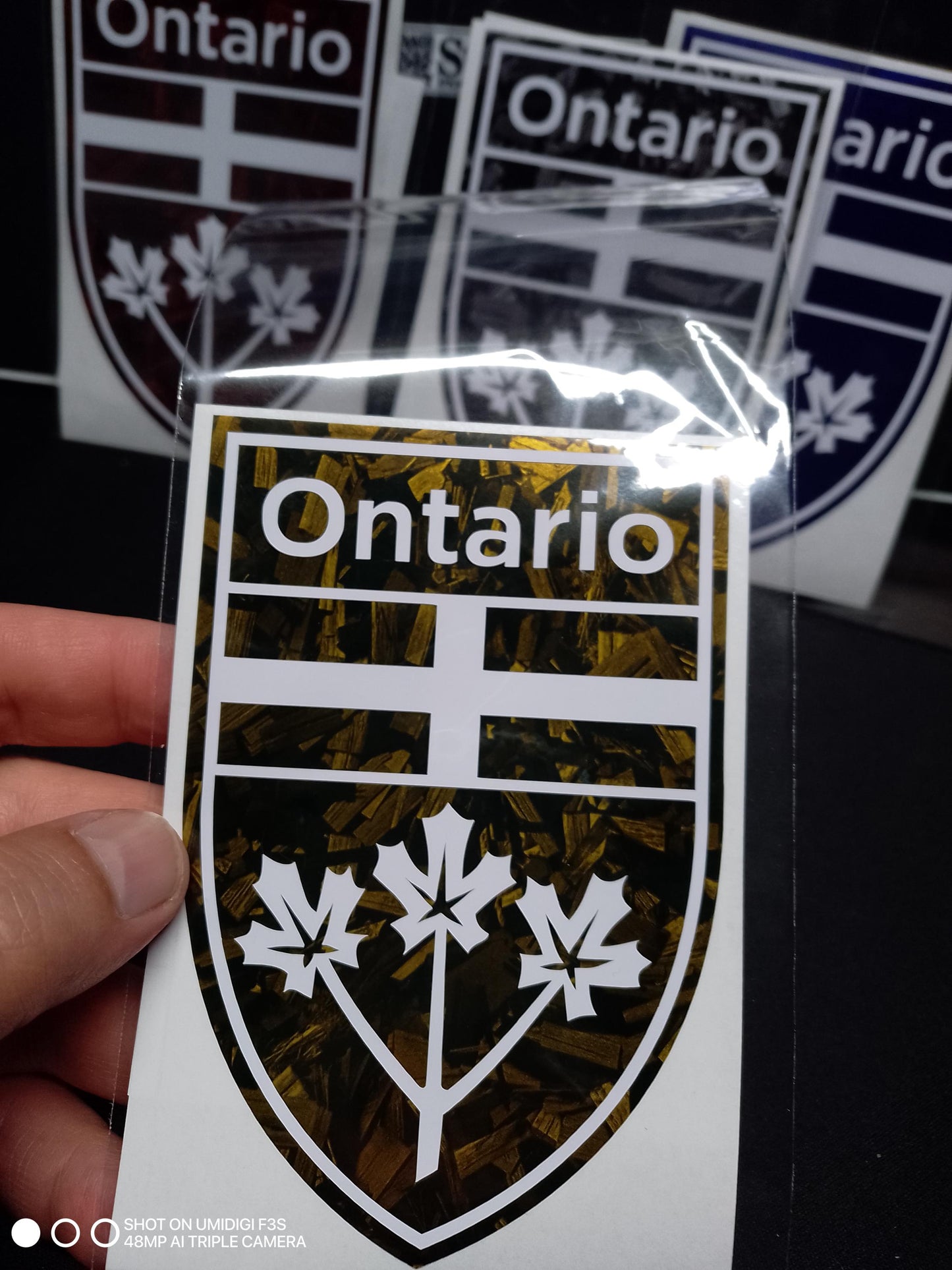 Ontario Crest Decal – Forged Finish