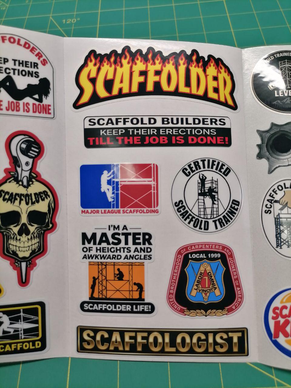 Scaffolder Sticker Pack – 30 pcs