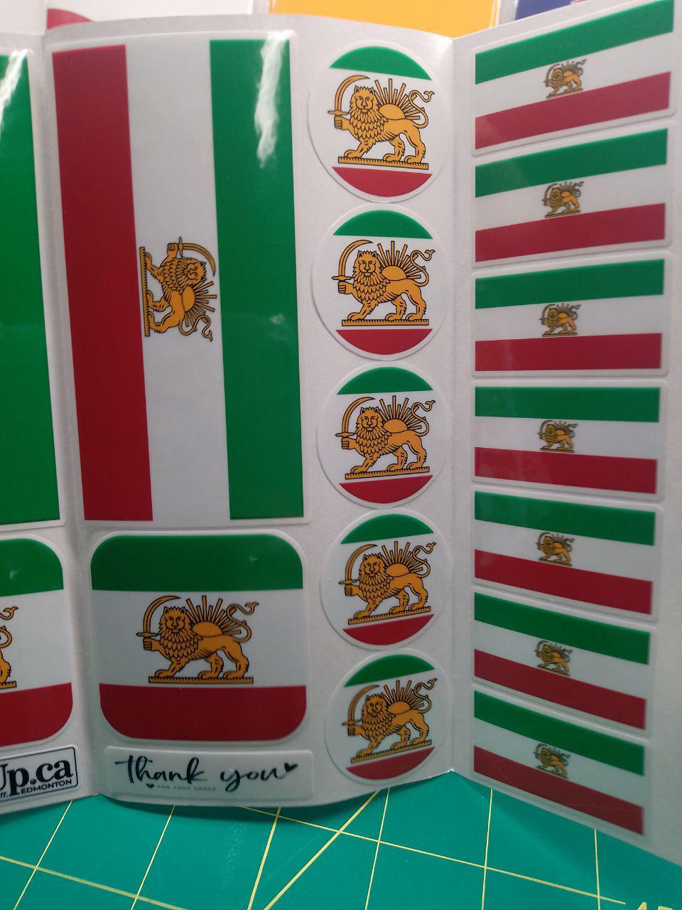 Iran Flag Sticker Pack – Free Worldwide Shipping!