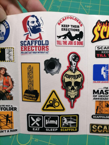 Scaffolder Sticker Pack – 30 pcs