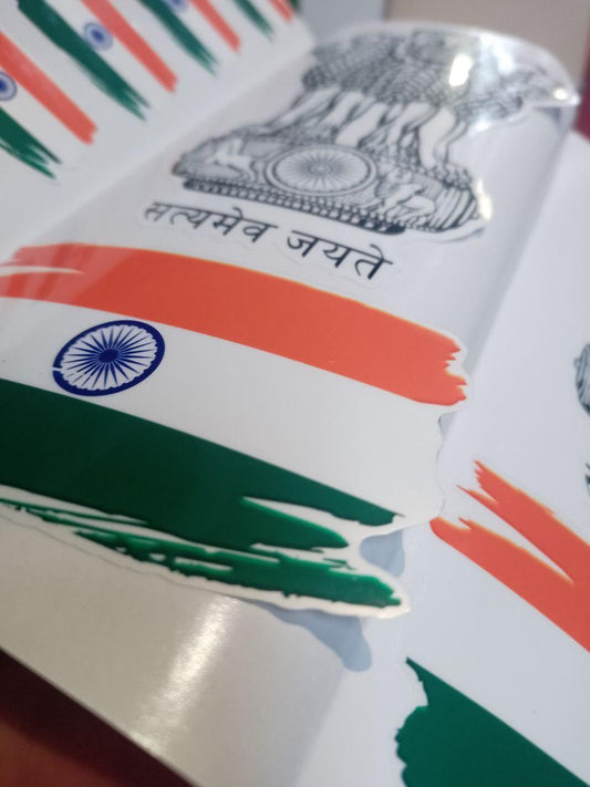 India Flag Sticker Pack – Free Worldwide Shipping!
