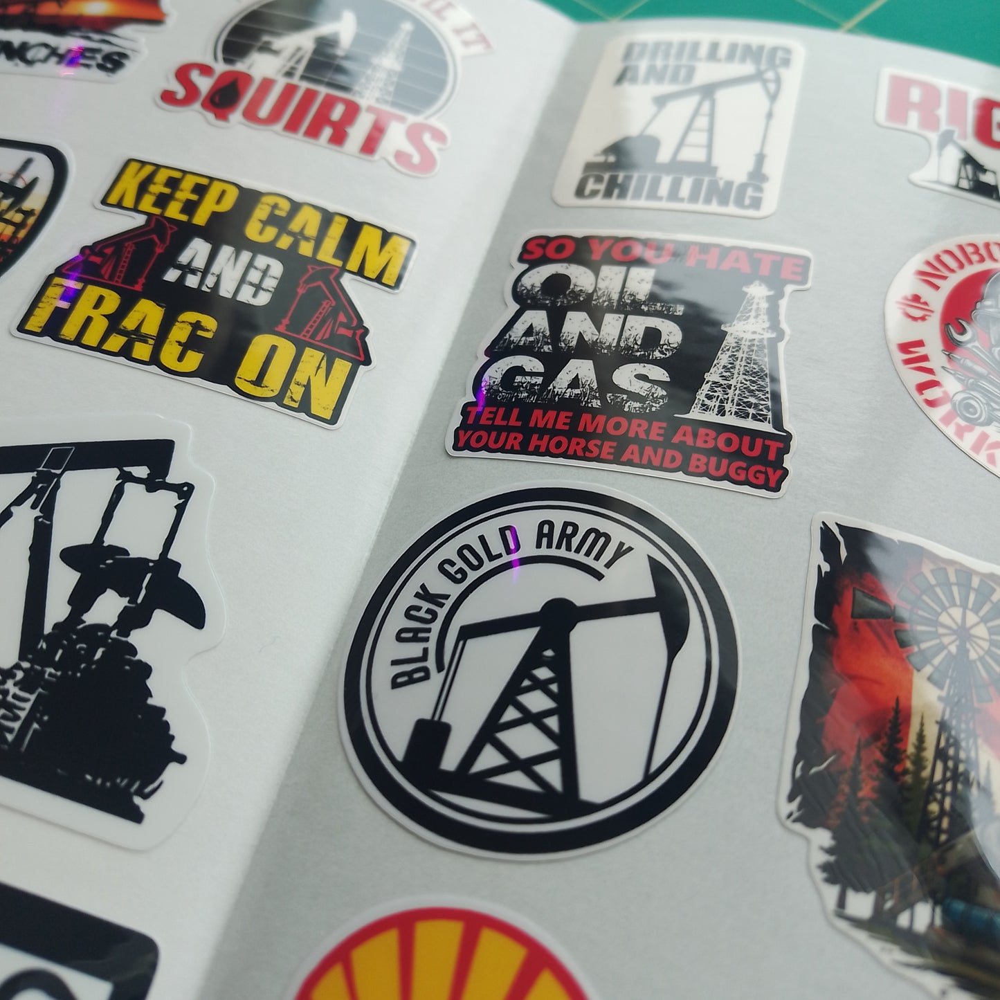 Canadian Oil Stickers Pack –Humor, Hard Hat & Toolboxes