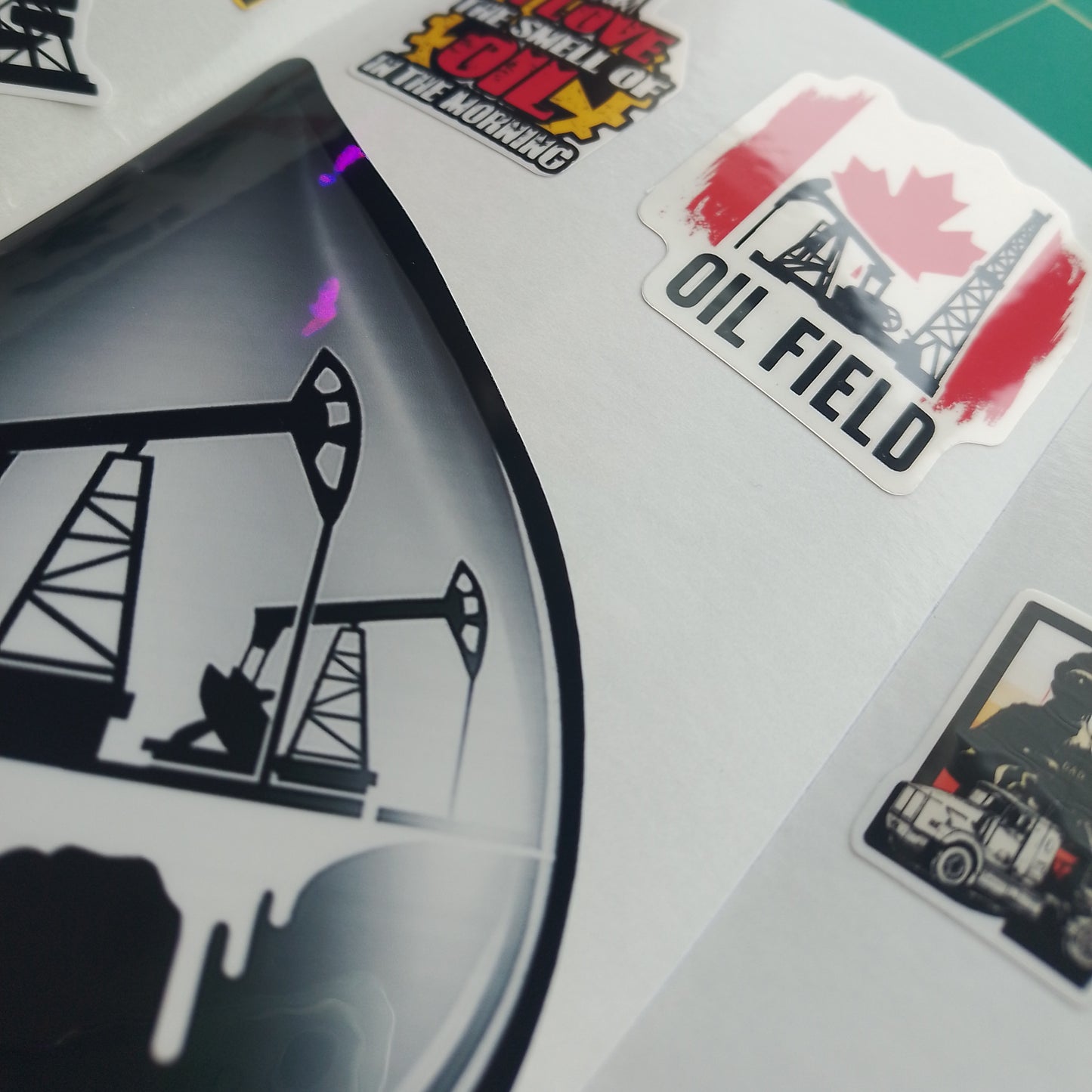 Canadian Oil Stickers Pack –Humor, Hard Hat & Toolboxes