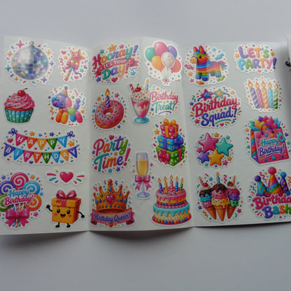 🎉 Birthday Sticker Pack – 50 PCS – FREE Shipping 🎉
