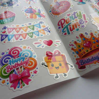 🎉 Birthday Sticker Pack – 50 PCS – FREE Shipping 🎉