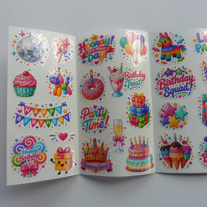 🎉 Birthday Sticker Pack – 50 PCS – FREE Shipping 🎉