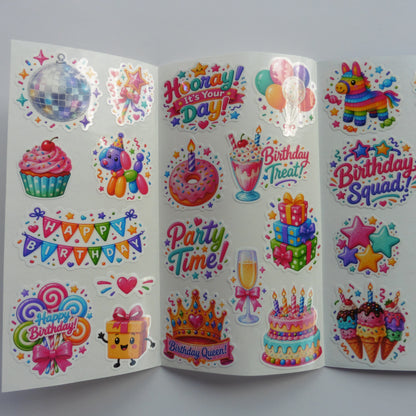 🎉 Birthday Sticker Pack – 50 PCS – FREE Shipping 🎉