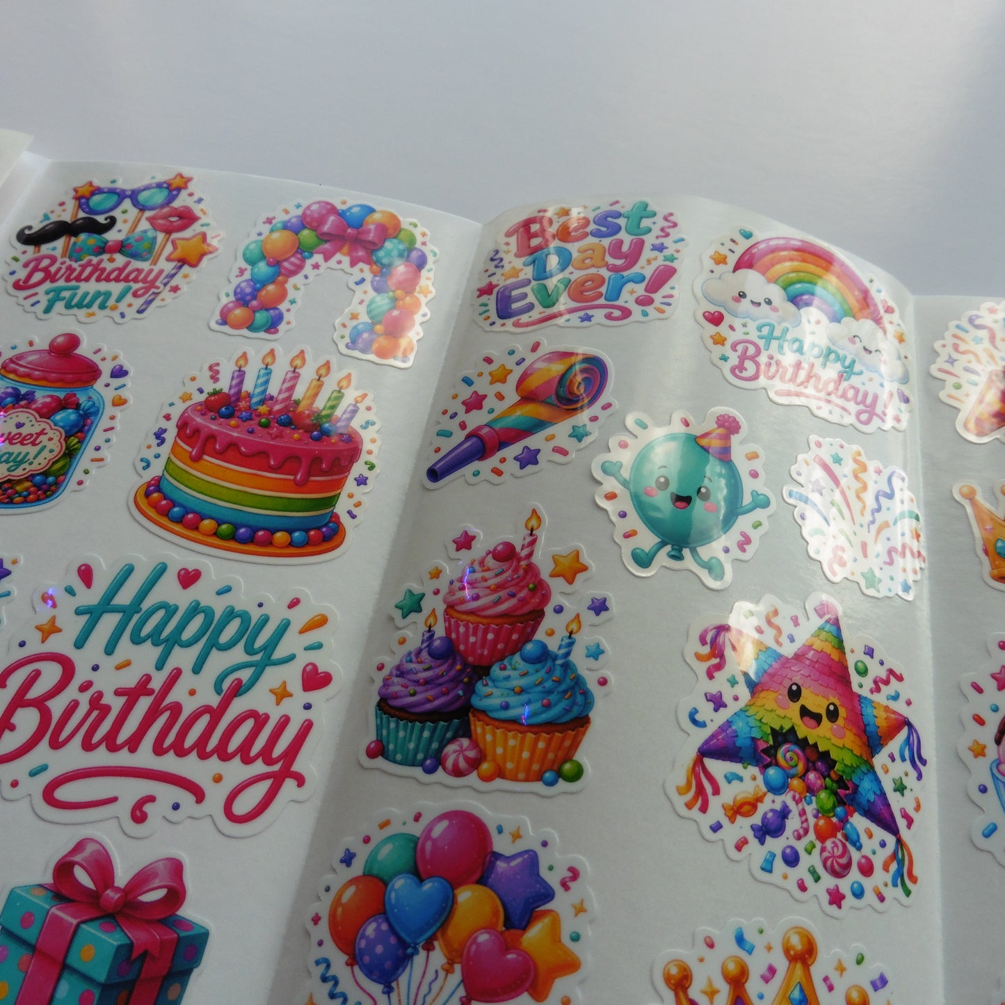 🎉 Birthday Sticker Pack – 50 PCS – FREE Shipping 🎉