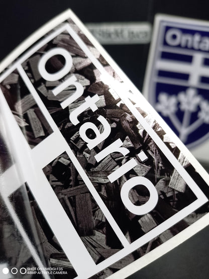 Ontario Crest Decal – Forged Finish