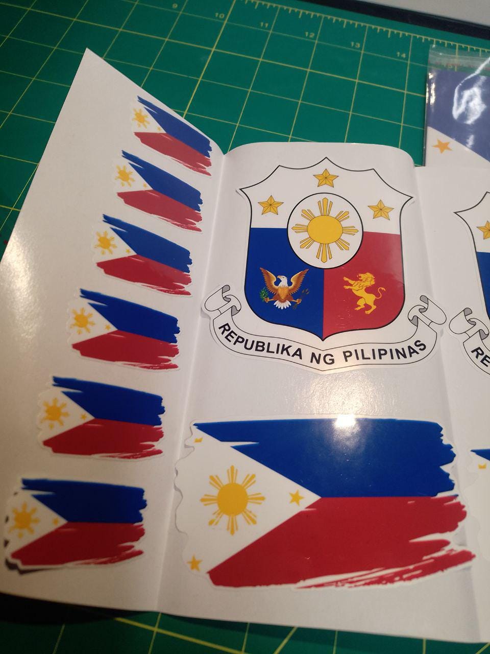 Philippines Flag Sticker Pack – Free Worldwide Shipping!