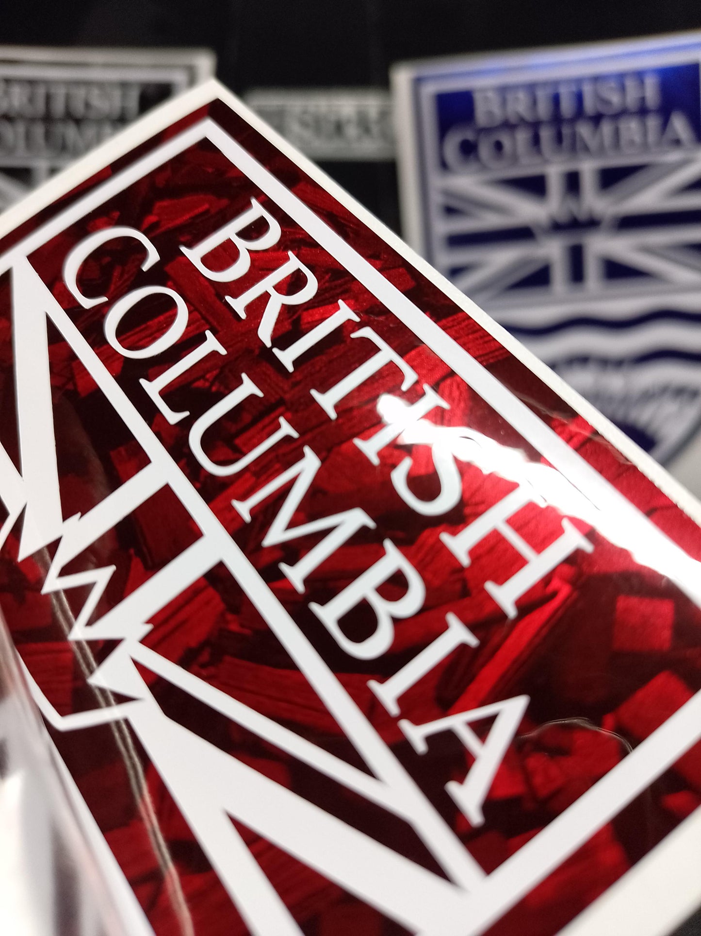 British Columbia Crest Decal – Forged Finish