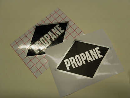 PROPANE Diamond 5" Decal 2-Pack