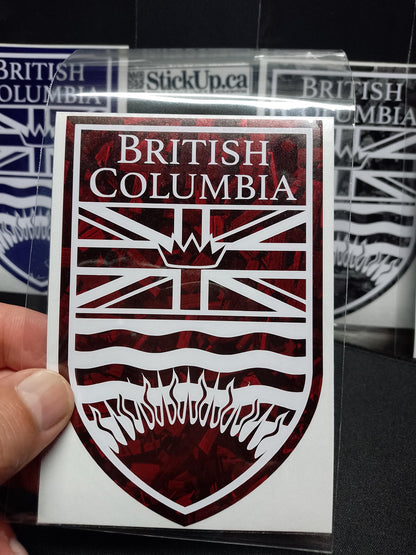 British Columbia Crest Decal – Forged Finish