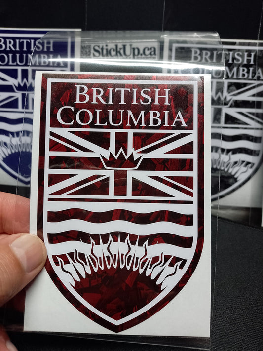 British Columbia Crest Decal – Forged Finish