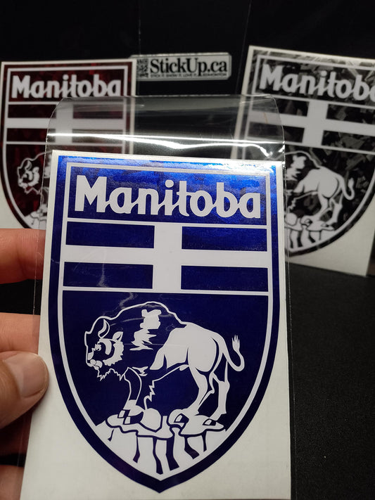 Manitoba Crest Decal – Forged Finish