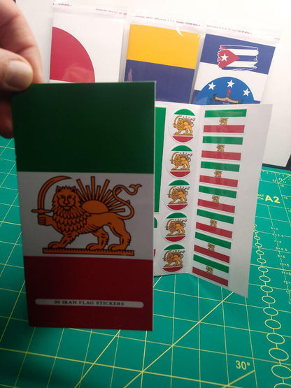 Iran Flag Sticker Pack – Free Worldwide Shipping!