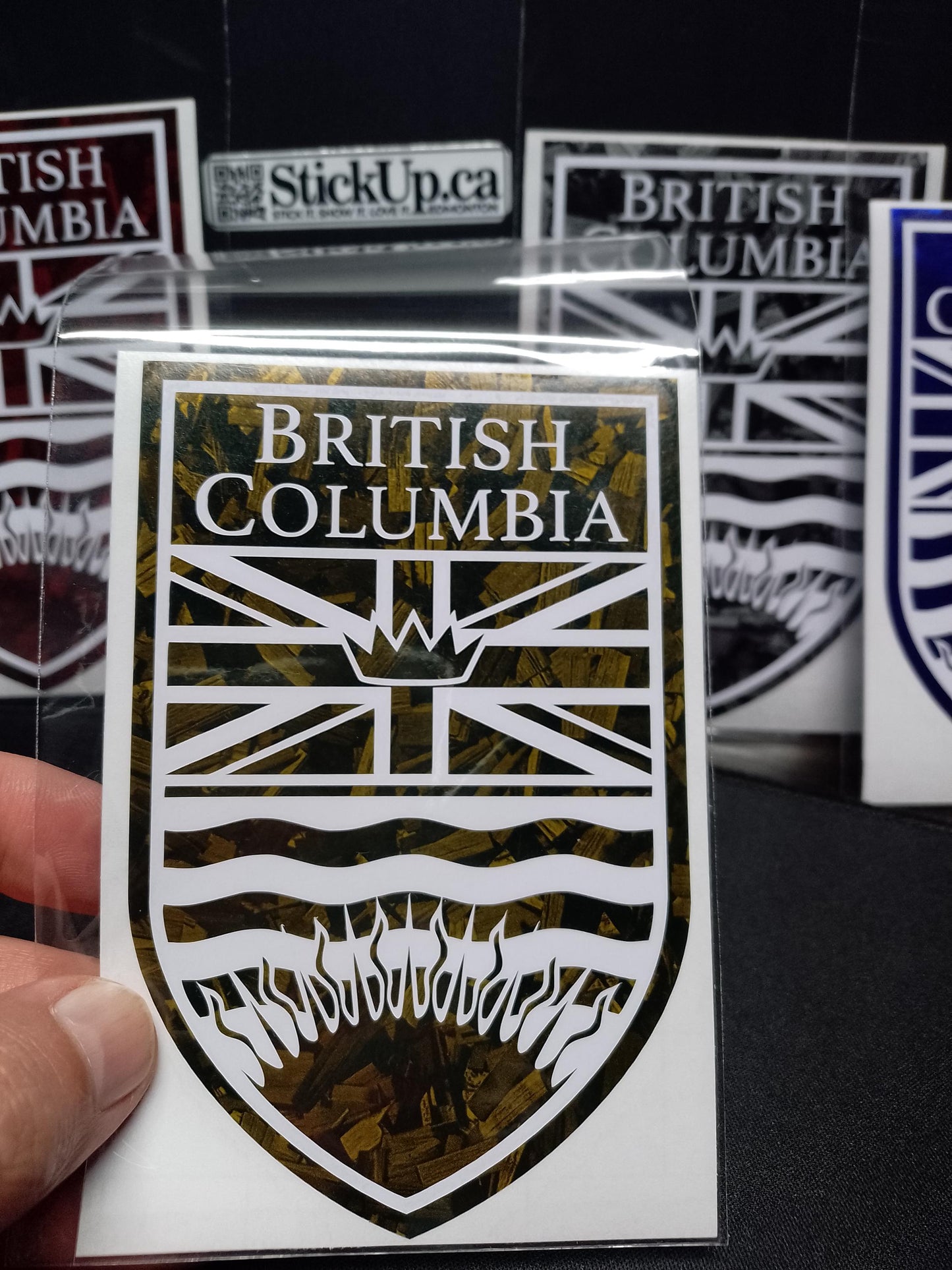 British Columbia Crest Decal – Forged Finish