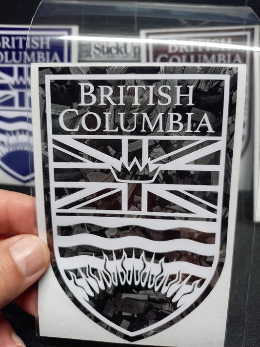 British Columbia Crest Decal – Forged Finish