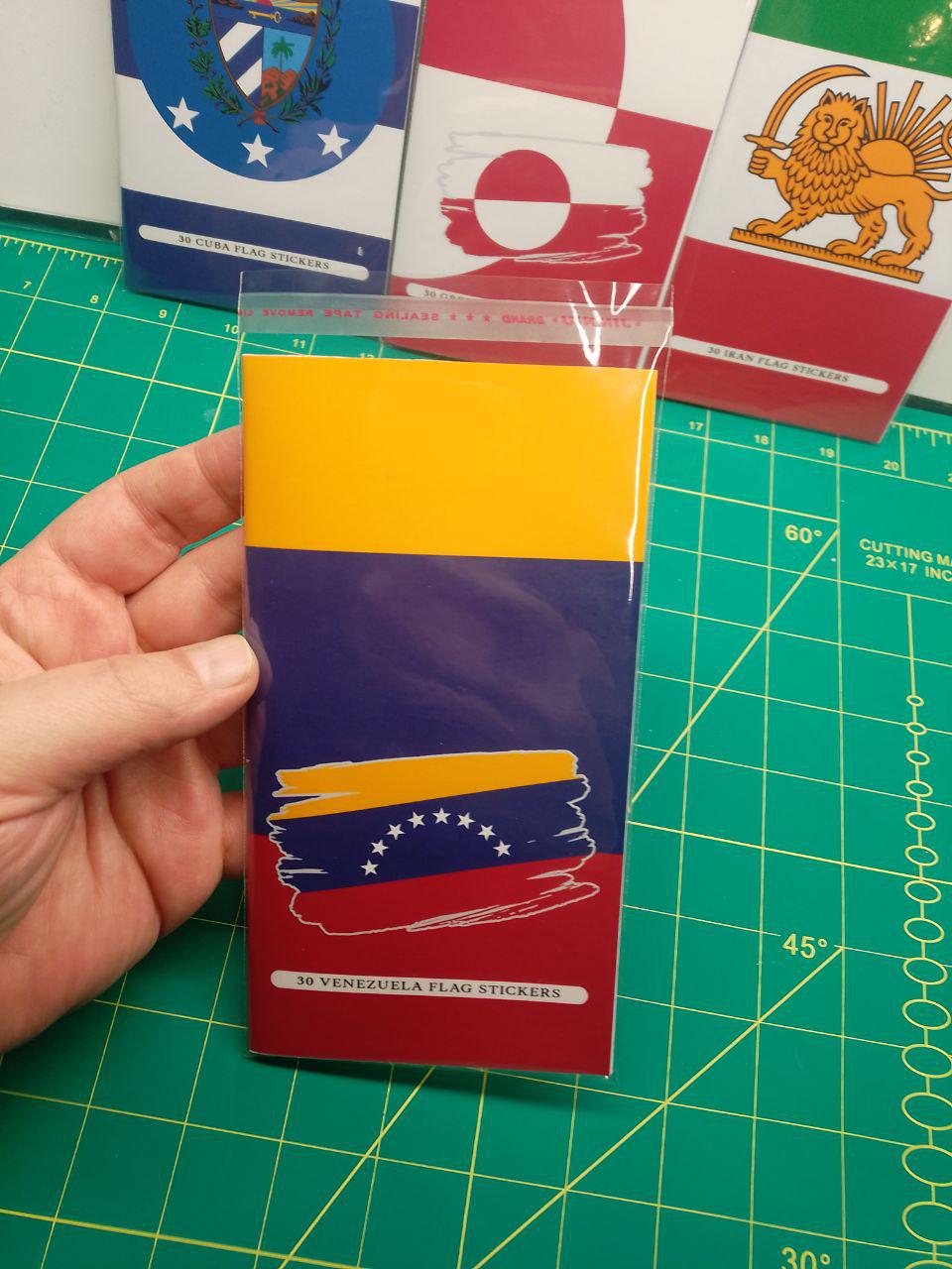 Venezuela Flag Sticker Pack – Free Worldwide Shipping!