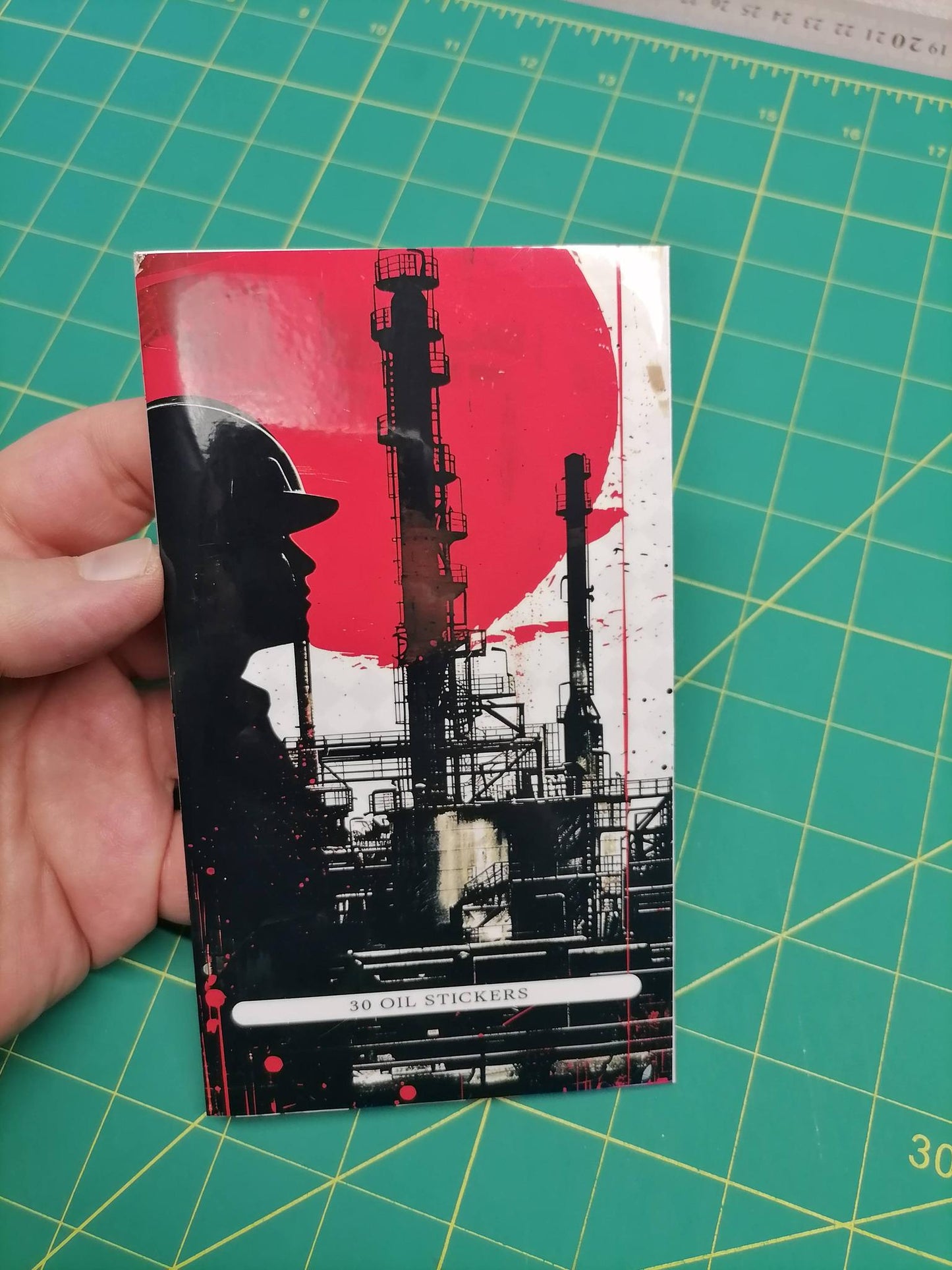 OIL FIELD Sticker Pack – 30 Waterproof & UV-resistant Stickers