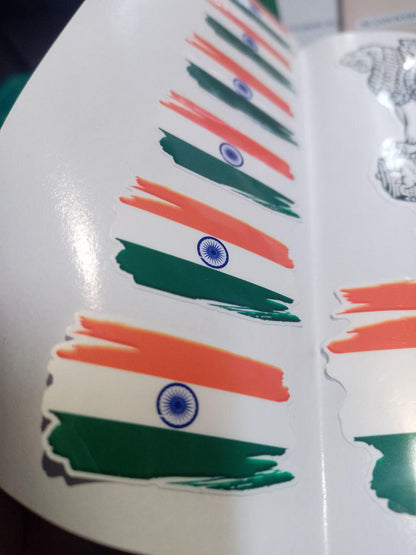India Flag Sticker Pack – Free Worldwide Shipping!