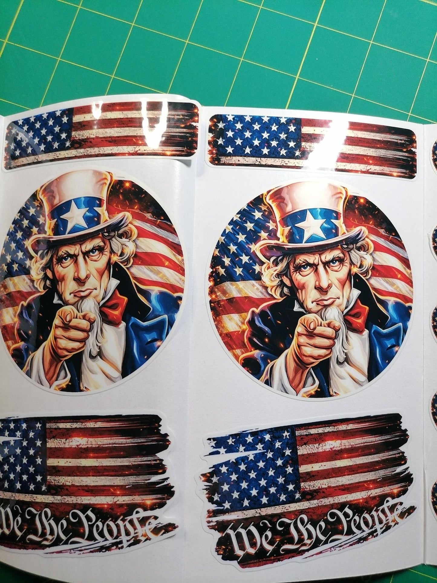 USA 250 Patriotic Sticker Pack – 30+ Waterproof Vinyl Stickers